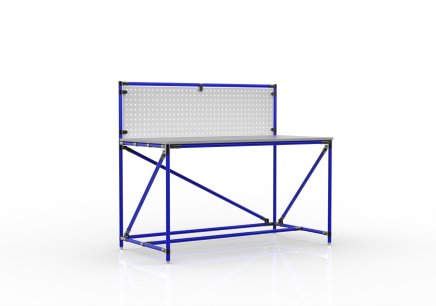 Table d'atelier avec panneau perforé largeur 1500 mm, 24040830 - 3