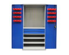 Armoire d'atelier avec tiroirs et boîtes en plastique JF-TC02_var_1