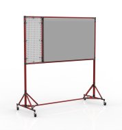 Tableau magnétique double face avec panneau perforé 24042531 - 2