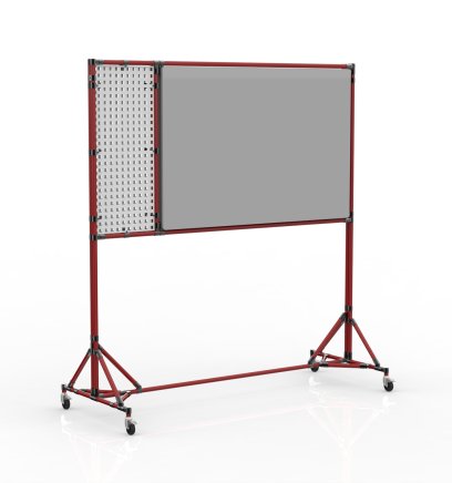 Tableau magnétique double face avec panneau perforé 24042531 - 2