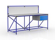 Table d'atelier avec panneau perforé largeur 2000 mm, 24040838 - 3