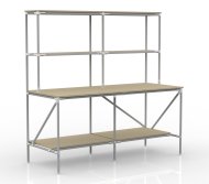 Table d'emballage avec espace de stockage du système de canalisations 24020580 - 1