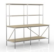 Table d'emballage avec espace de stockage du système de canalisations 24020580 - 4