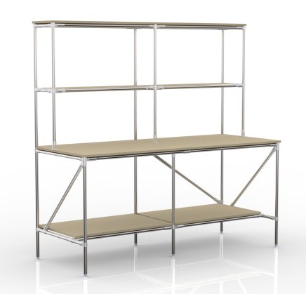 Table d'emballage avec espace de stockage du système de canalisations 24020580 - 4