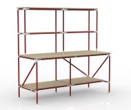 Table d'emballage avec espace de stockage du système de canalisations 24020580 - 2