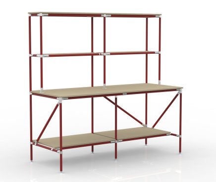 Table d'emballage avec espace de stockage du système de canalisations 24020580 - 2