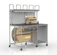 Table d'emballage universelle 23020154, 2x cutter - 1