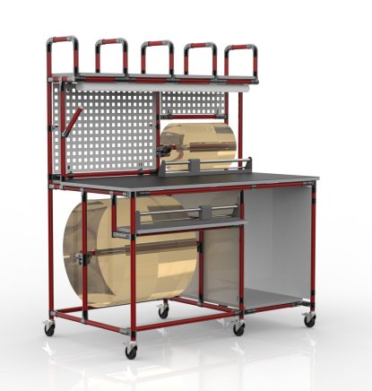 Table d'emballage universelle 23020154, 2x cutter - 2