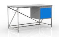 Table d'atelier avec conteneur largeur 1500 mm, 240405311 - 4