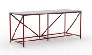 Table d'atelier en système tubulaire, largeur 2000 mm, 240405312 - 2
