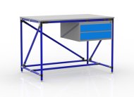 Table d'atelier avec conteneur à deux tiroirs 24040531 (3 modèles) - 3