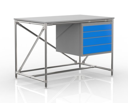 Table d'atelier avec conteneur à quatre tiroirs 24040533 (3 modèles) - 4