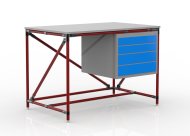 Table d'atelier avec conteneur à quatre tiroirs 24040533 (3 modèles) - 2
