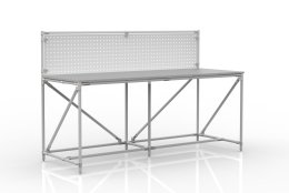 Table d'atelier avec panneau perforé largeur 2000 mm, 24040836