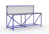 Table d'atelier avec panneau perforé largeur 2000 mm, 24040836 - 3
