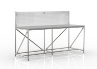 Table d'atelier avec panneau perforé largeur 2000 mm, 24040836 - 4
