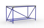 Table d'atelier en système tubulaire, largeur 1500 mm, 24040536 - 3