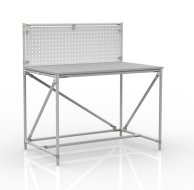 Table d'atelier en système de canalisations avec panneau perforé 240408312 (3 modèles)