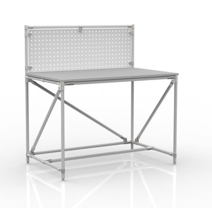 Table d'atelier en système de canalisations avec panneau perforé 240408312 (3 modèles) - 1