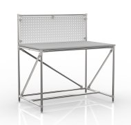 Table d'atelier en système de canalisations avec panneau perforé 240408312 (3 modèles) - 4