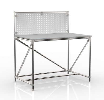 Table d'atelier en système de canalisations avec panneau perforé 240408312 (3 modèles) - 4