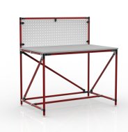 Table d'atelier en système de canalisations avec panneau perforé 240408312 (3 modèles) - 2