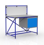 Table d'atelier en système de canalisations avec panneau perforé 240408317 (3 modèles) - 3
