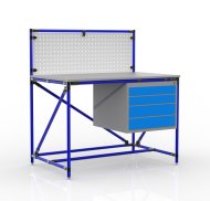 Table d'atelier en système de canalisations avec panneau perforé 240408316 (3 modèles) - 3