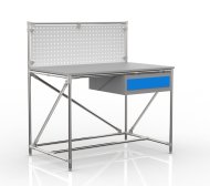 Table d'atelier tuyauterie avec panneau perforé 240408313 (3 modèles) - 4