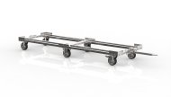 Châssis pour deux palettes EURO avec timon 24021502