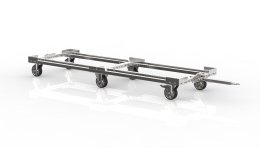 Châssis pour deux palettes EURO avec timon 24021502