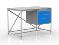 Table d'atelier avec conteneur à trois tiroirs 24040532 (3 modèles) - 1