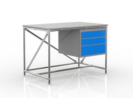 Table d'atelier avec conteneur à trois tiroirs 24040532 (3 modèles) - 4