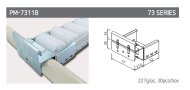 Support de rail à rouleaux type PM-7311B