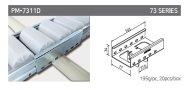 Support de rail à rouleaux type PM-7311D