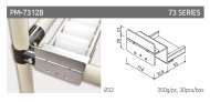 Support de rail à rouleaux type PM-7312B