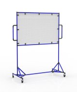 Tableau blanc mobile avec panneau perforé 24042532 - 3