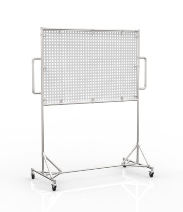 Tableau blanc mobile avec panneau perforé 24042532 - 4