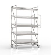 Chariot à étagères pour caisses à étagères inclinées 1000 x 500 mm, SP10050 - 4