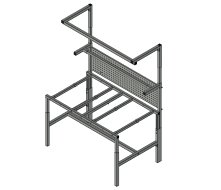 Base pour table antistatique réglable en hauteur SPEX127