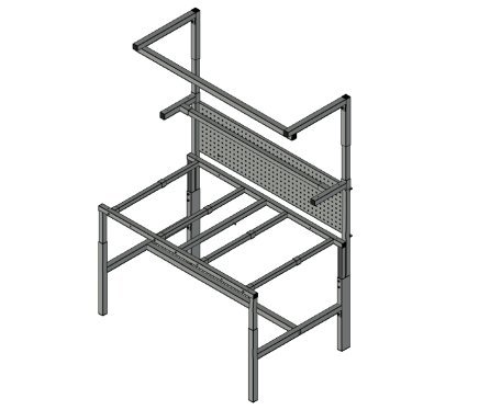 Base pour table antistatique réglable en hauteur SPEX189 - 1