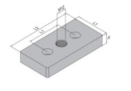 Bride pour profils CP-40-ST - 2