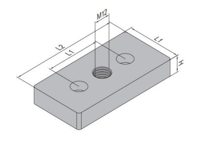 Bride pour profils CP-40-ST - 2