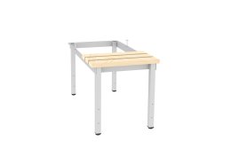 Banc économique avec pieds et rectification P413 W bois
