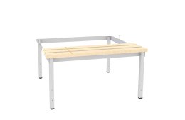 Banc économique avec pieds et rectification P423 W bois