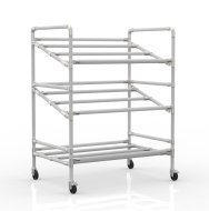 Chariot à étagères pour caisses, largeur 972 mm, 24040230 - 1