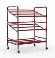 Chariot à étagères pour caisses, largeur 972 mm, 24040230 - 2