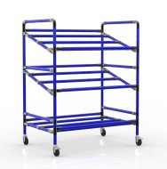 Chariot à étagères pour caisses, largeur 972 mm, 24040230 - 3