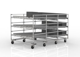 Rack à gravité FIFO avec roues 22110953