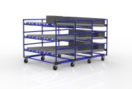 Rack à gravité FIFO avec roues 22110953 - 3
